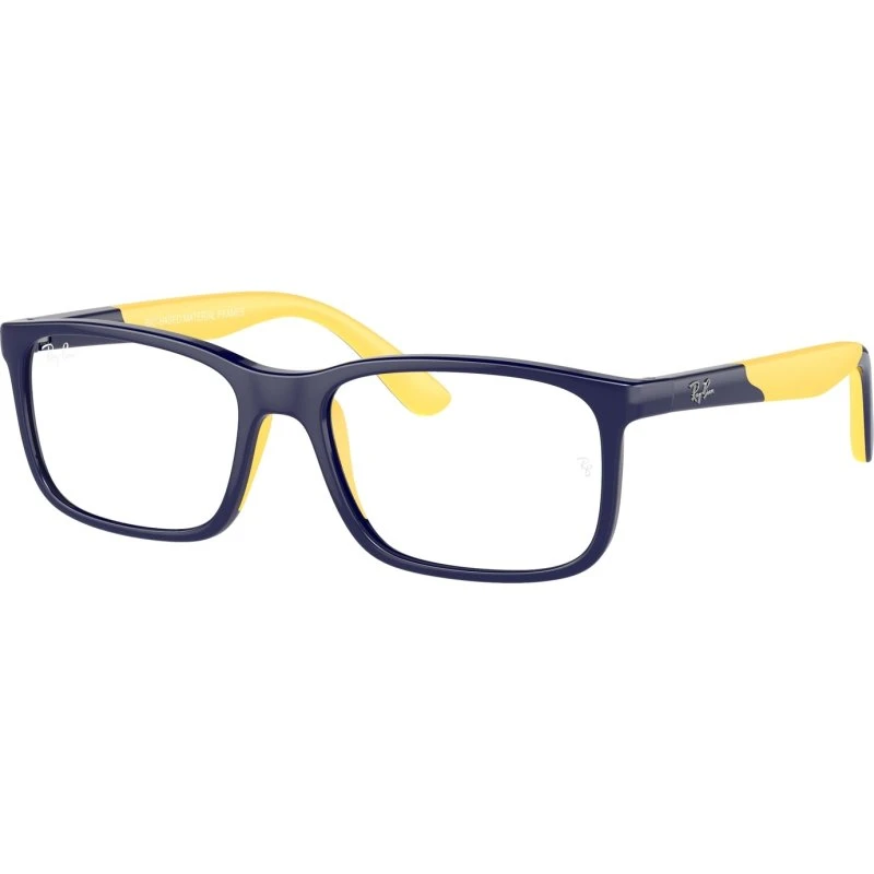 Ray-Ban RY1621 3937 : Montures Optiques Carrées Bleues pour Enfant