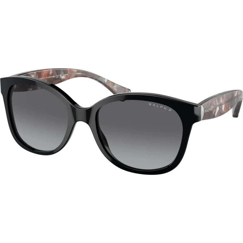 Ralph Lauren RA5191 Lunettes de Soleil Cat Eye Polarisées Noir/Gris