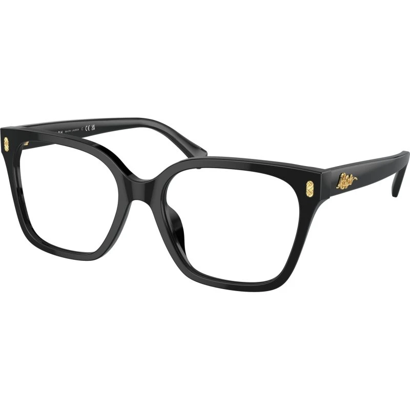 Ralph Lauren RA7158U 5001 Montures Optiques Carrées en Acétate Noir