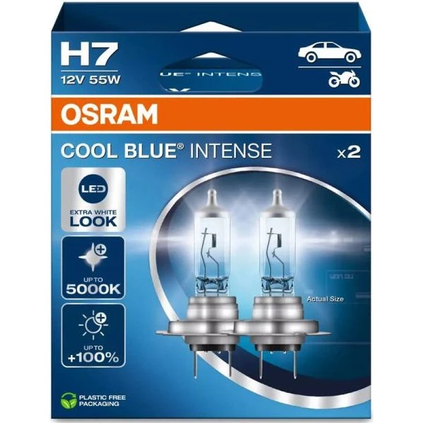 Osram H7 Cool Blue Intense 5000K - Pack de 2