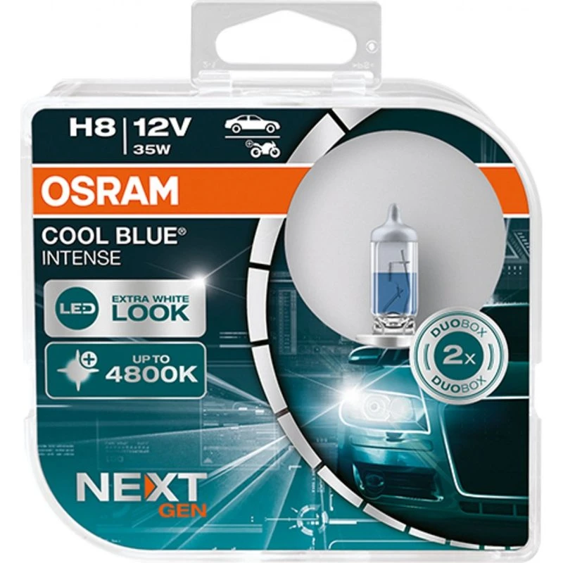 Osram H8 35W Cool Blue Intense Next Gen 4800K 2 pièces