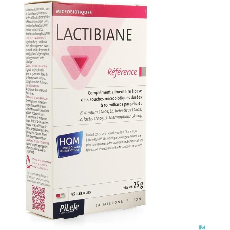 PiLeJe Lactibiane Référence 90 Gélules