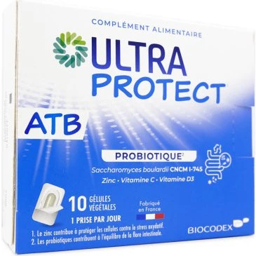 Ultra Protect ATB Probiotique 10 Gélules Végétales