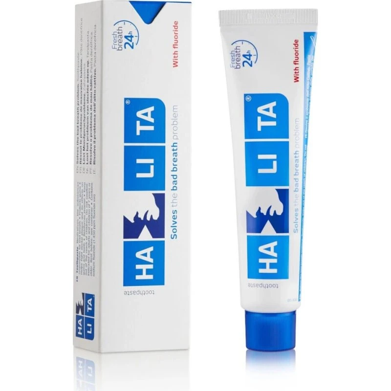 Halita Dentifrice contre la mauvaise haleine avec fluor, 75 ml
