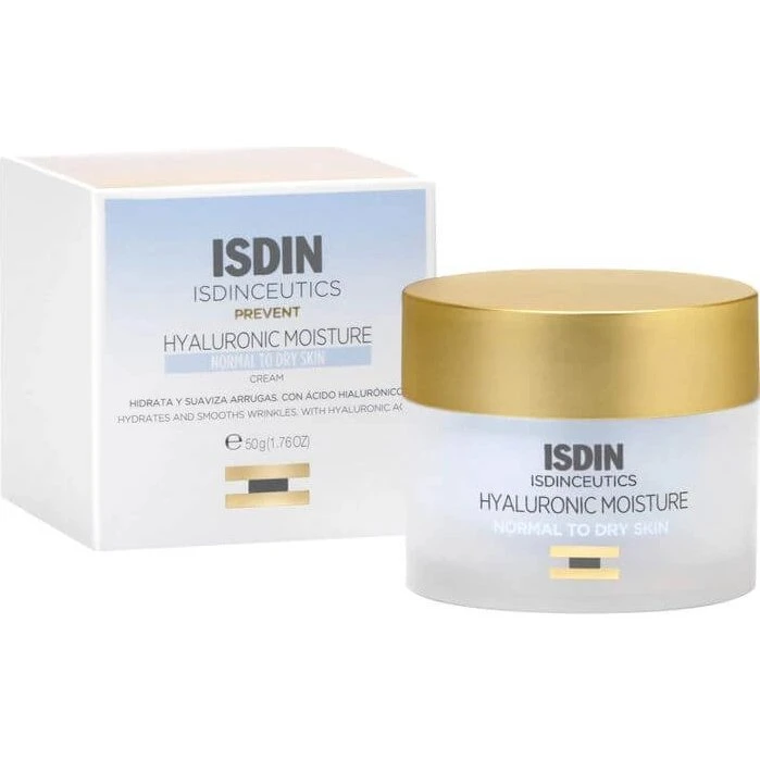 Isdin Isdinceutics Prevent Hyaluronic Moisture Peau Normale à Sèche 50g