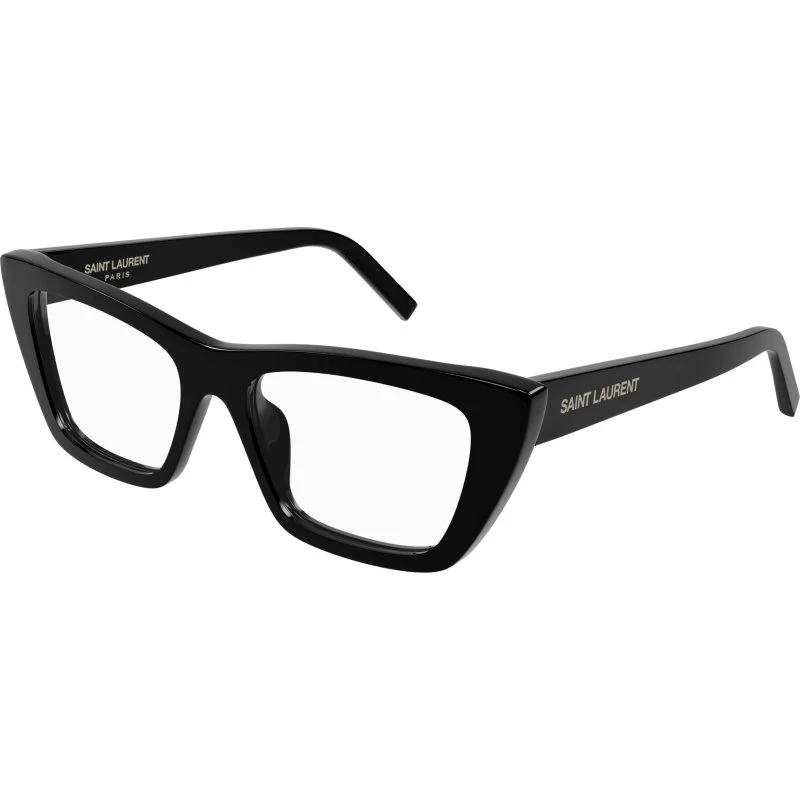 Saint Laurent SL 276 MICA Montures Optiques Cat Eye Noir Transparent