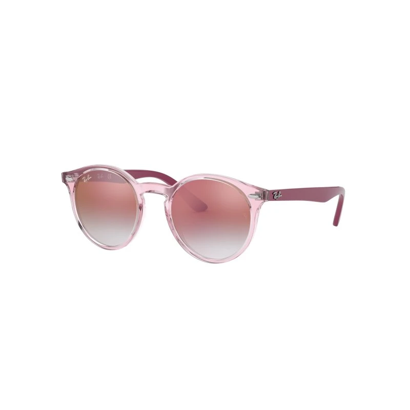 Ray-Ban Enfant RJ9064S Lunettes de Soleil Pantos Rose Rouge Miroir