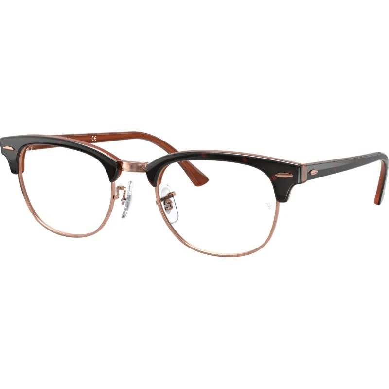 Ray-Ban RX5154 Clubmaster Montures Optiques Carrées Havane
