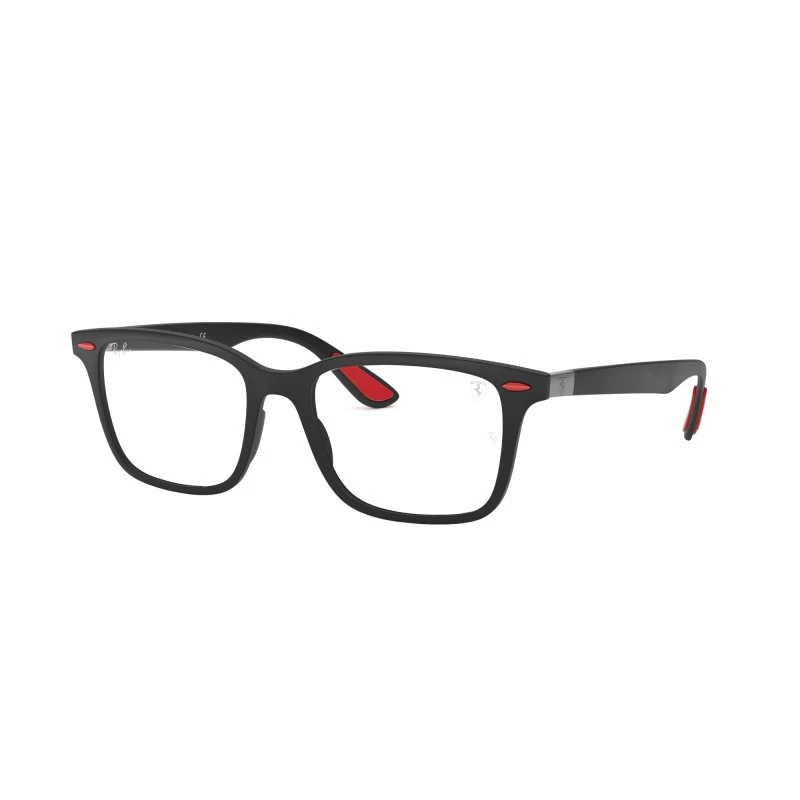 Ray-Ban RX7144M Scuderia Ferrari Collection - Monture Carrée Noire