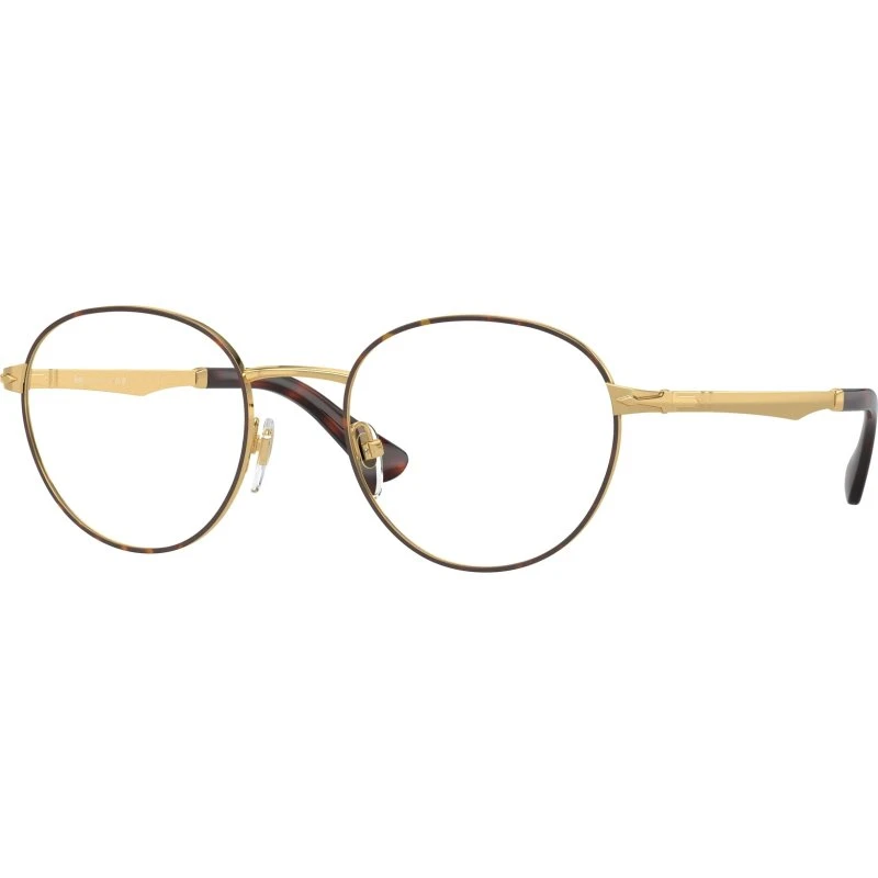 Persol PO2460V 1075 - Monture Optique Pantos en Métal Or