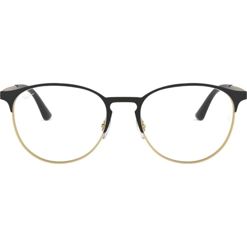 Ray-Ban RX 6375 Lunettes de Vue Rondes Unisexe Noir 51mm