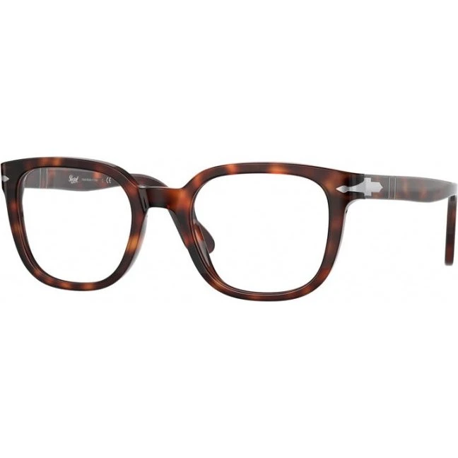 Persol PO3263V 24 Lunettes Optiques Carrées en Acétate Écaille