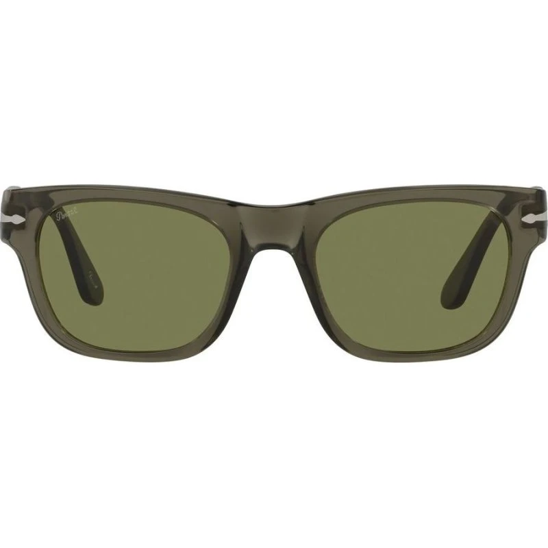 Persol PO 3269S Lunettes de Soleil Unisexe Gris et Vert 52mm