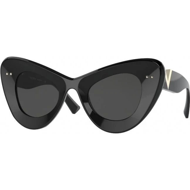 Valentino VA4090 Lunettes de Soleil Cat Eye Noires et Grises