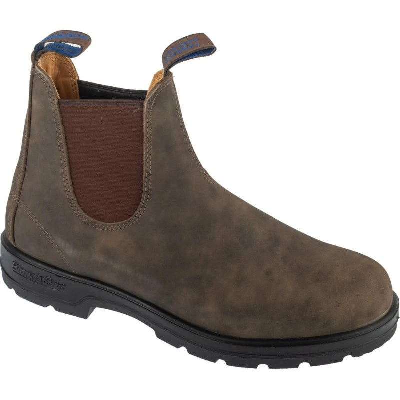 Blundstone 584 Bottes Chelsea Cuir Marron Rustique