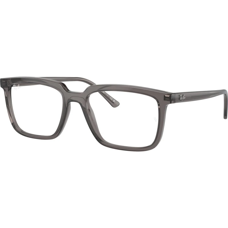 Ray-Ban RX7239 Alain - Monture Optique Carrée en Acétate Gris