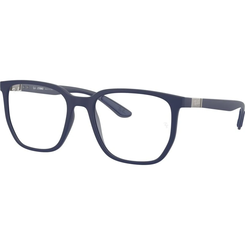 Ray-Ban RX7235 5207 Montures Optiques Géométriques Bleu Transparent