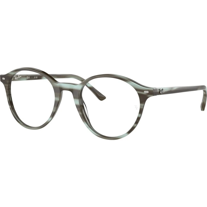 Ray-Ban RX5430 Bernard - Monture Optique Pantos en Acétate Vert Transparent