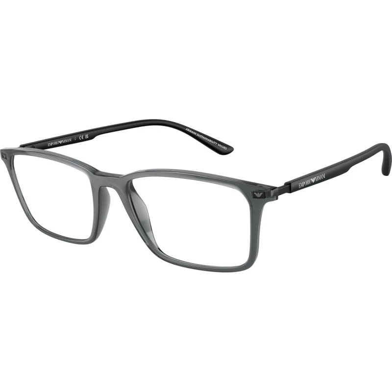 Emporio Armani EA3237 6106 - Montures Optiques Carrées Grises