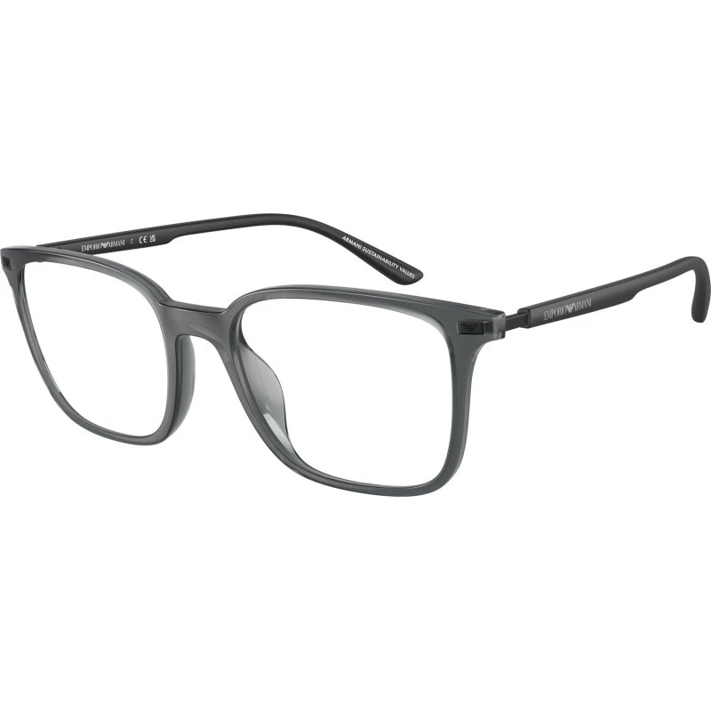 Emporio Armani EA3242U 6106 Montures Optiques Carrées Grises