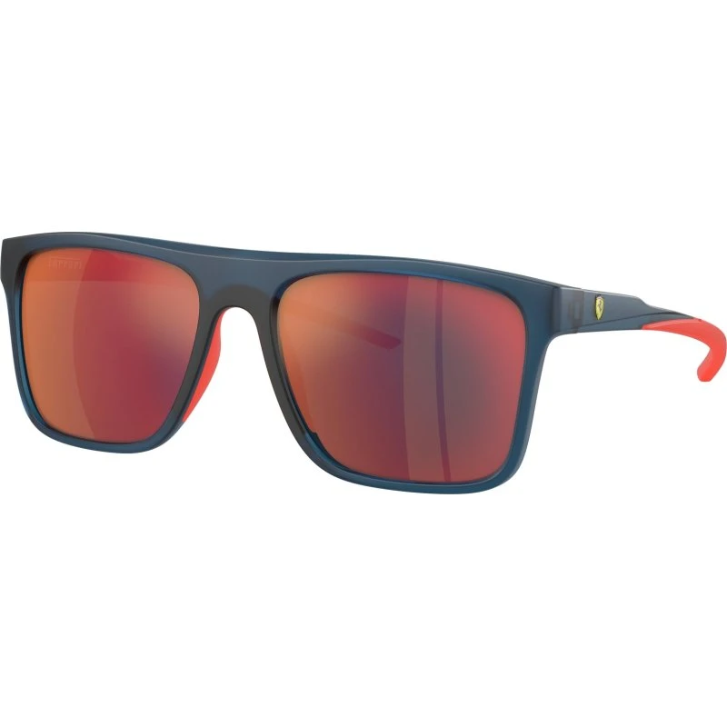 Ferrari Scuderia FZ6006 Homme - Lunettes de Soleil Carrées Bleues