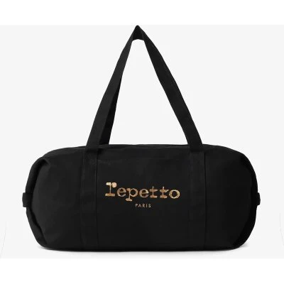 Repetto Grand sac polochon en toile noir