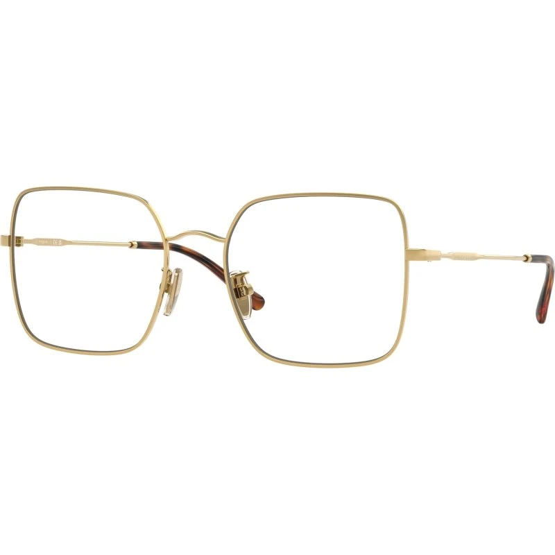 Vogue Eyewear VO4328D Montures Optiques Carrées en Métal Or