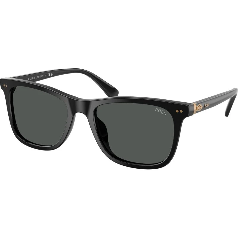 Polo Ralph Lauren PH4220U Lunettes de Soleil Carrées Acétate Noir/Gris