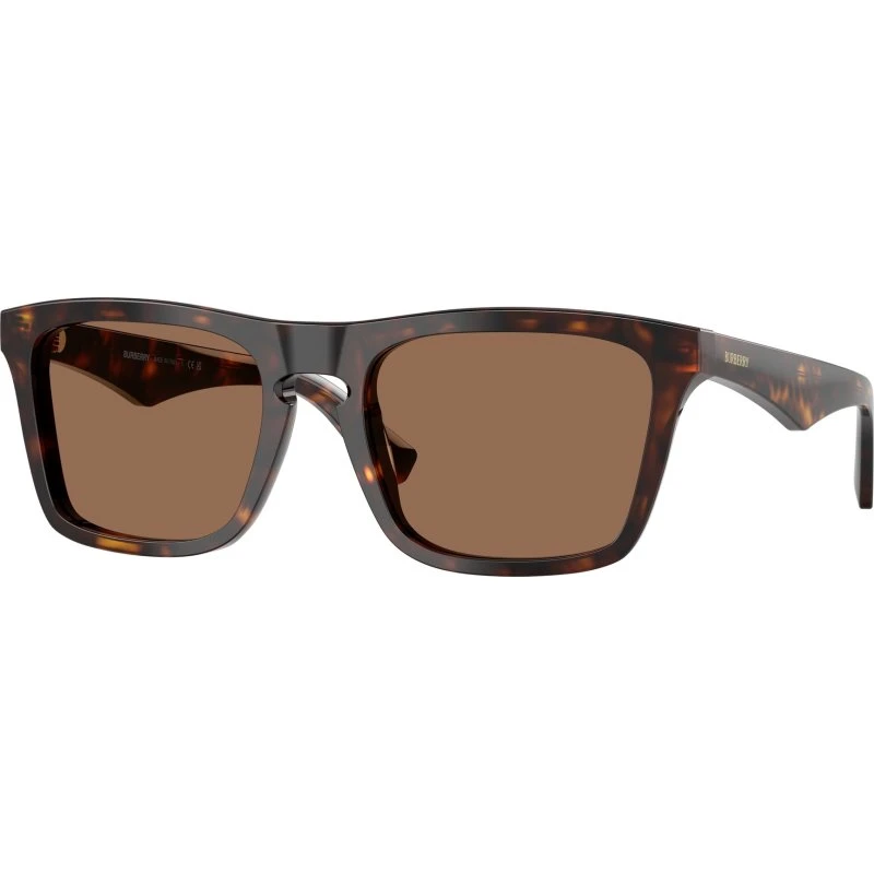 Burberry BE4434 Lunettes de soleil Carrées en Acétate Marron
