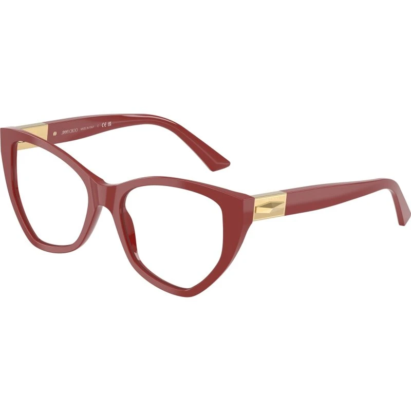 Jimmy Choo JC3026 5013 Montures Optiques Géométriques Rouges