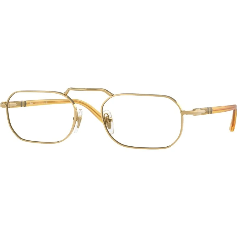 Persol PO1020V 1129 : Montures Optiques Carrées en Métal Doré