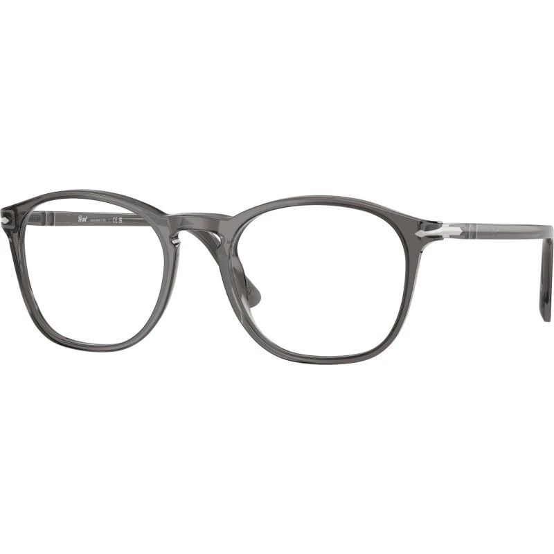 Persol PO3007VM 1196 - Montures Optiques Carrées en Acétate Gris
