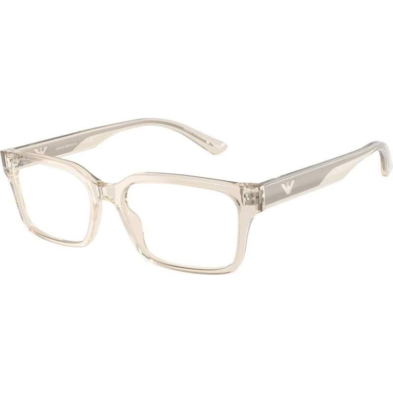 Emporio Armani EA3244 6179 - Montures Optiques Carrées Transparentes