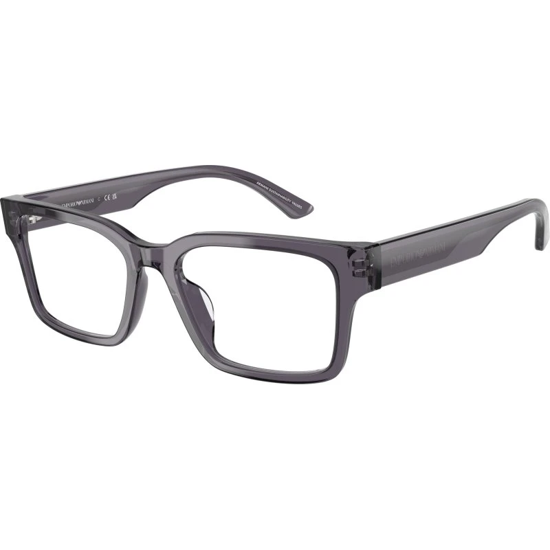 Emporio Armani EA3245U 6106 Lunettes Optiques Carrées en Acétate Gris