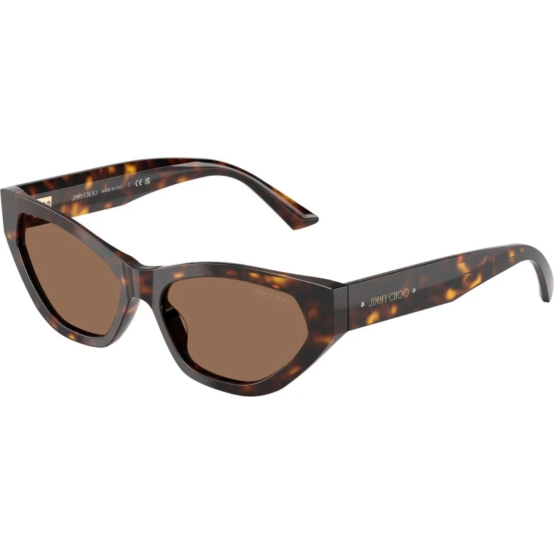 Jimmy Choo JC5022B Lunettes de Soleil Cat Eye Écailles de Tortue