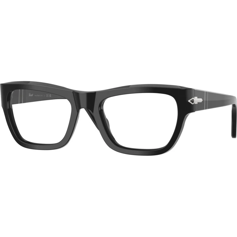 Persol PO0091V 95 Montures Optiques Acétate Noir Pillow