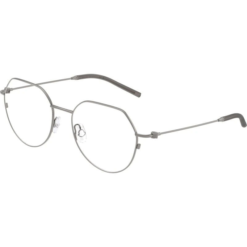 Moncler ME1002 Montures Optiques Géométriques en Acier Gris