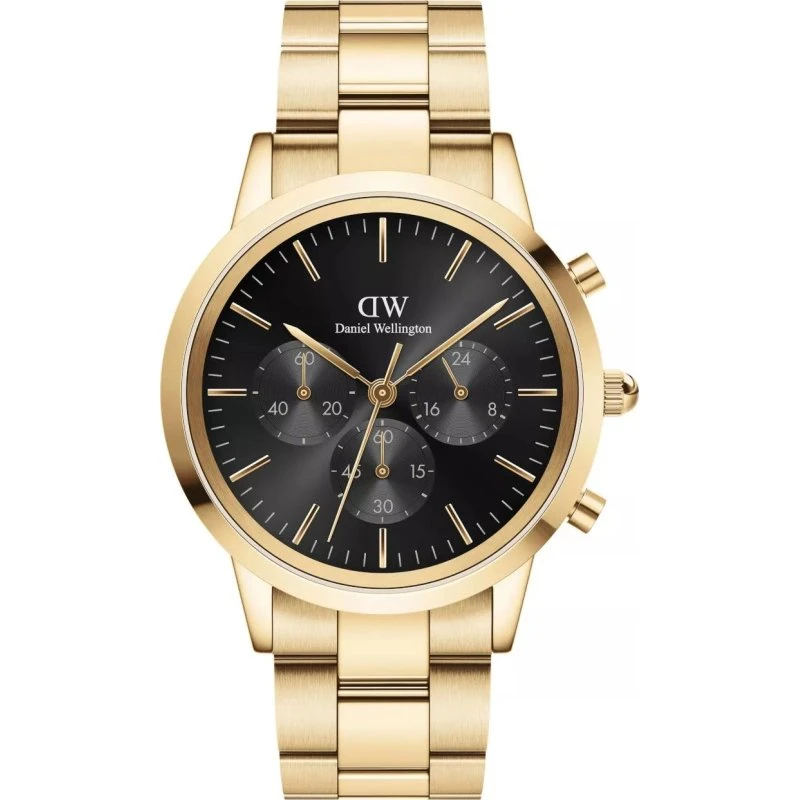 Daniel Wellington Iconic Chronograph Link Onyx B DW00100642