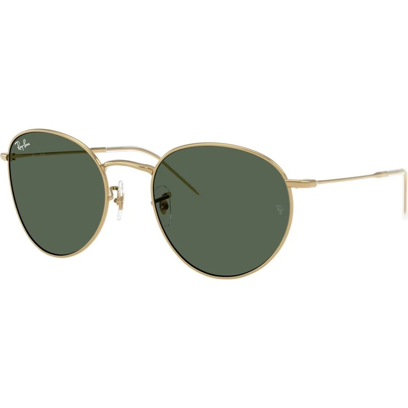 Ray-Ban RBR0103S Round Reverse Lunettes de Soleil Or et Vert