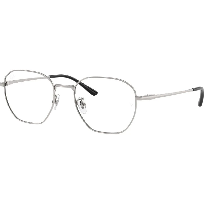 Ray-Ban RX8777D 1002 Montures Optiques Géométriques en Titane Argent
