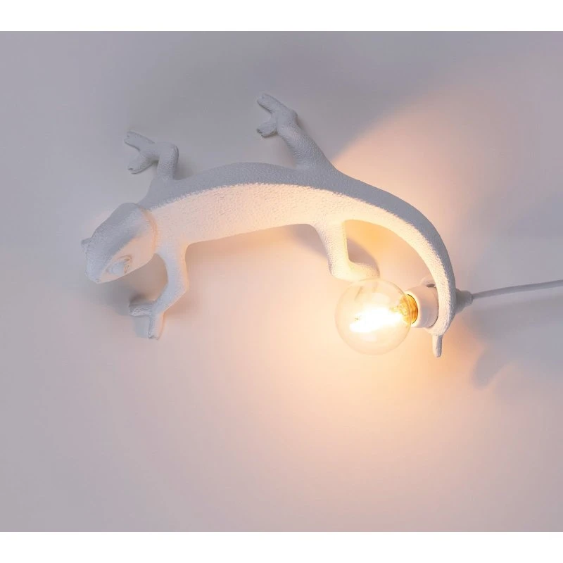 Seletti Chameleon Going Up - Applique Murale Design Blanc