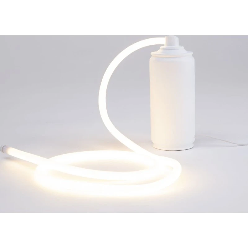 Seletti Daily Glow Spray - Lampe de Table Design Aérosol LED