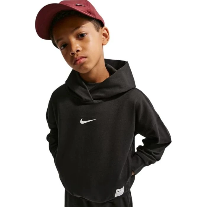Nike Pro Dri-FIT Fleece Pullover Hoodie Junior - Noir