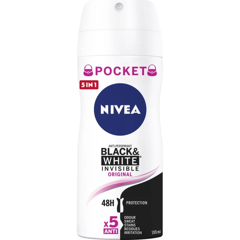 Nivea Black & White Invisible Original Déodorant Spray 100 ml