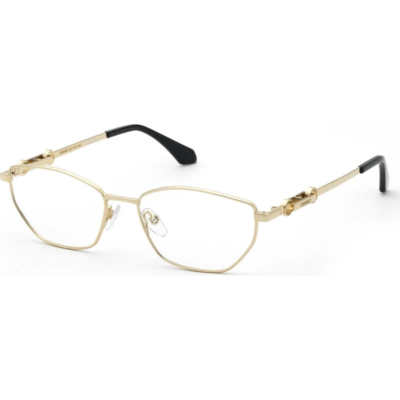 Twinset VTW139 300 - Montures Optiques Géométriques en Métal Or