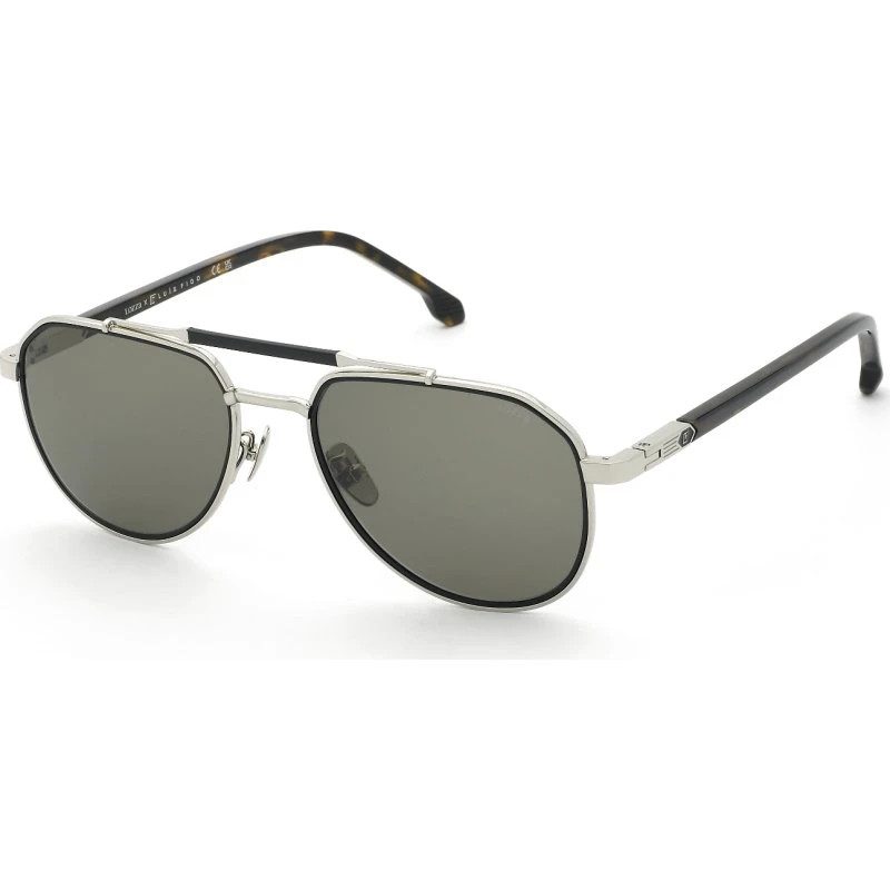 Lozza Homme Lozza SL2448 Lunettes de soleil Pilote Palladium et Vert