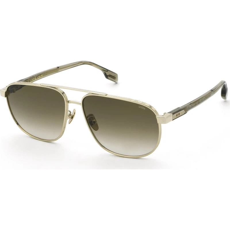 Lozza Homme Lozza SL2454M CRESCENDO 2 Lunettes de soleil Carrées Or