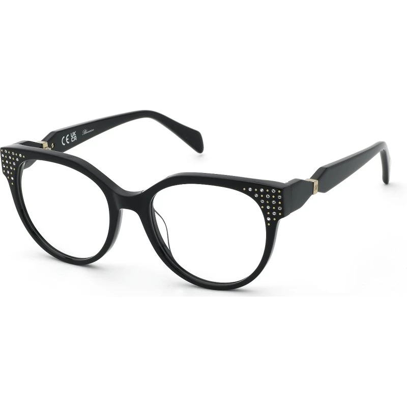 Blumarine VBM248S Montures Optiques Pantos en Acétate Noir