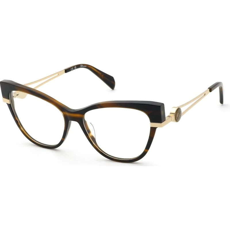 Blumarine VBM252 09BD Montures Optiques Papillon Havana