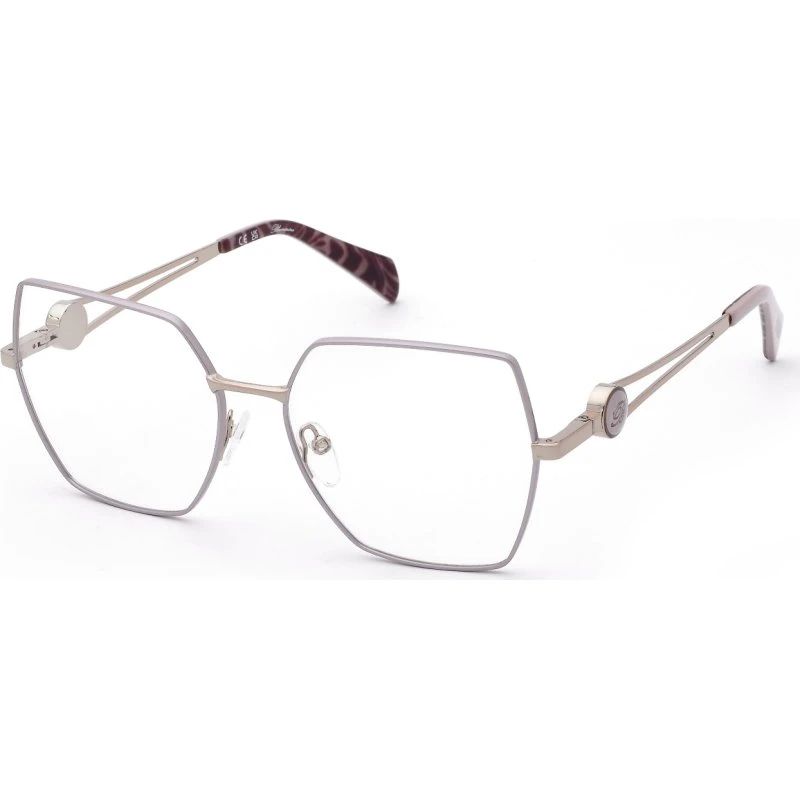 Blumarine VBM253 0H60 Montures Optiques Géométriques en Métal Or